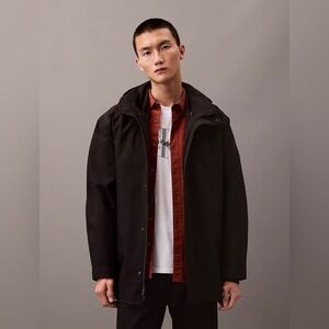 Calvin Klein Men’s extra large XL 3-in-1 Mid Length Jacket black brown ex cond